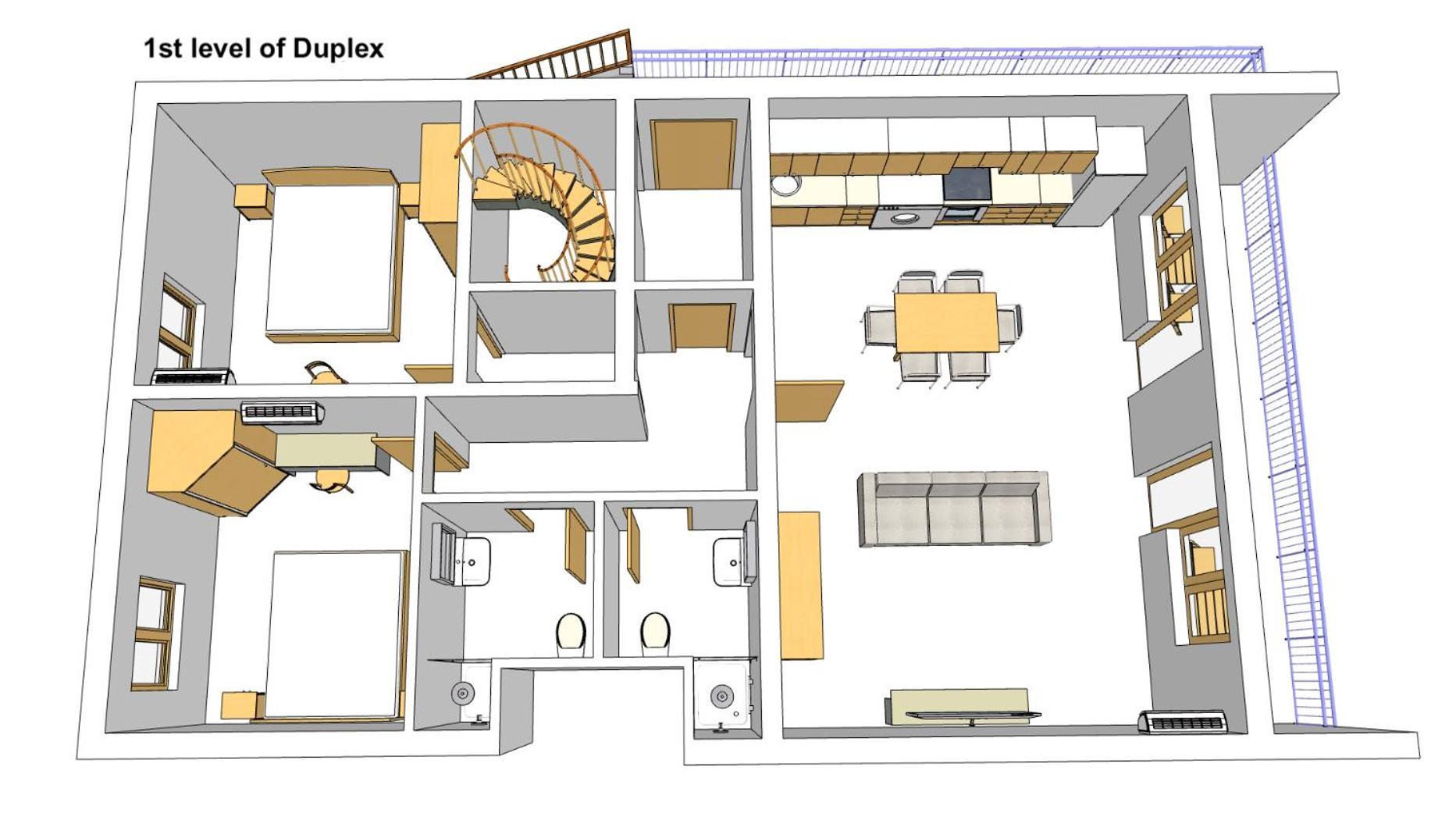 Apartments Sea & Sky Stari Grad  Ruang foto